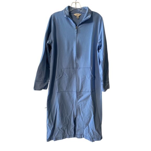 LL Bean Women's Ultrasoft Sweatshirt Robe - Picture 2 of 11